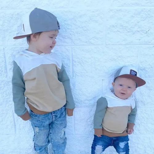 Miniatura 109 de Born to Love - Gorra de béisbol para niño y bebé con visera, en color blanco y azul