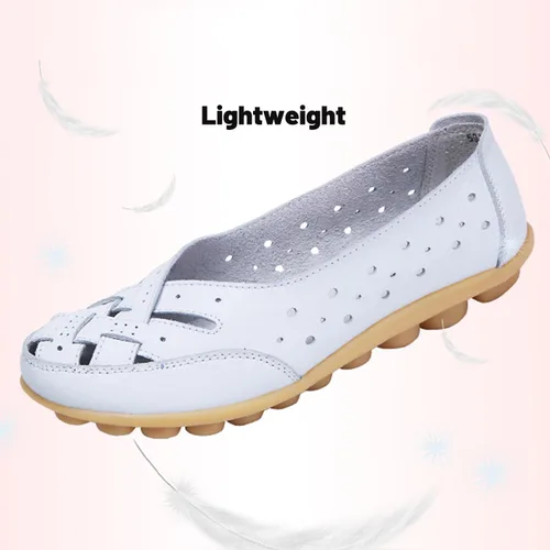 Miniatura 3 de AOSENSS Mocasines cómodos y ligeros para mujer, mocasines con huecos, para ir al trabajo, a la oficina, conducir, cómodos zapatos planos para caminar