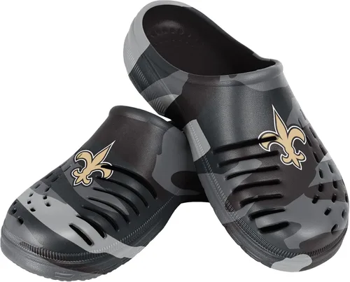 Miniatura 34 de FOCO - Sandalias de agua de jardín con logotipo de equipo de la NFL, para hombre, pantuflas, zuecos