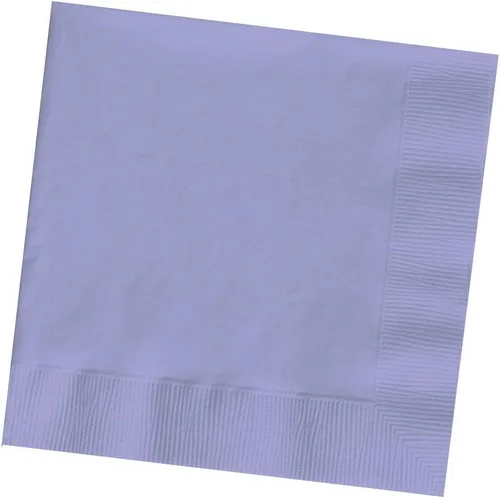 Miniatura 8 de Creative Converting Servilletas de cena de 3 capas 1/4 FLD, 25 unidades, azul pastel (paquete de 2)