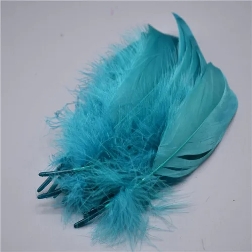Miniatura 14 de Nature Peppermint Goose Feathers Crafts Plumes Jewelry Clothing Accessories Wedding Decoration Feather Purple 20 Pcs