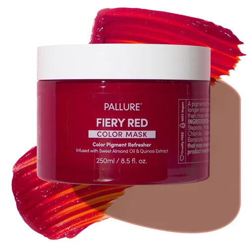 Miniatura 6 de Pallure Máscara refrescante de pigmento de color, acondicionador semipermanente para depósitos de color de cabello, 8.5 onzas, amarillo brillante