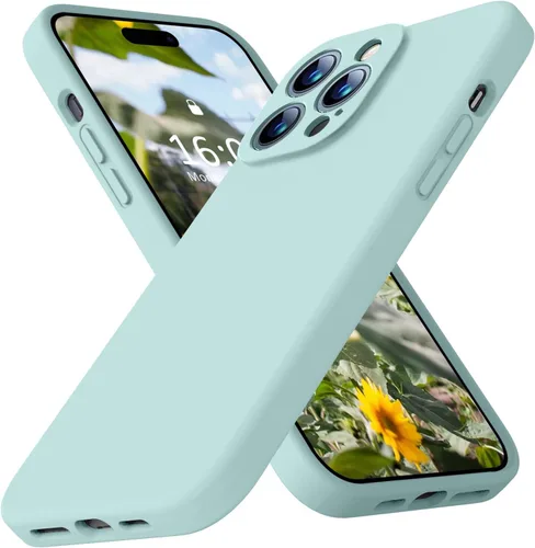 Miniatura 82 de Funda compatible con iPhone 13 de 6.1 pulgadas, de silicona líquida premium [forro de microfibra suave antiarañazos], goma de gel, protección Uva