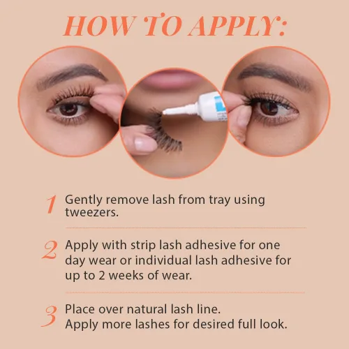 Miniatura 4 de Ardell Naked Natural Lashes 422 - Pestañas postizas de aspecto natural con Invisiband, tira de pestañas suaves de volumen y delicadas para uso