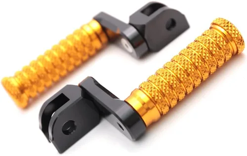 Miniatura 8 de MC MOTOPARTS POLE - Clavijas de pie delanteras elevadoras de extensión CNC de 0.984 in compatibles con YZF R3 2015-2017
