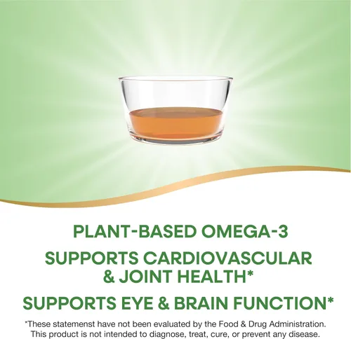 Miniatura 3 de Nature's Way NutraVege Omega-3, apoya la función ocular y cerebral*, 1000 mg de EPA/DHA por cucharadita (1), fórmula líquida apta para veganos