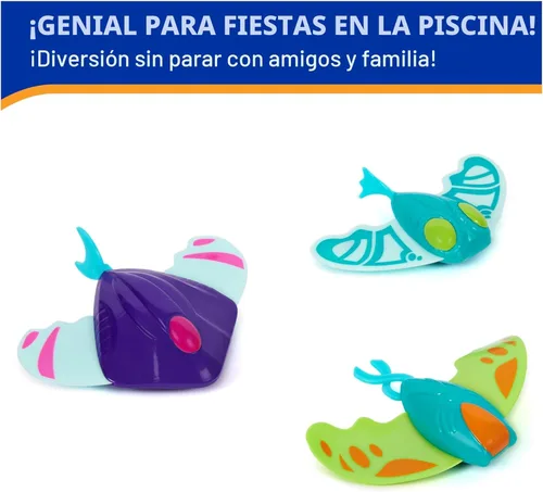 Miniatura 5 de Juguetes de agua SwimWays Zoom-A-Rays, juguetes de piscina para niños para entrenamiento de natación, juegos al aire libre para niños de 5 años