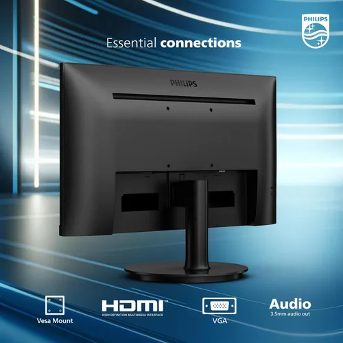 Miniatura 4 de Philips 221V8LB Monitor Full HD delgado de clase de 22 pulgadas (1920 x 1080), frecuencia de actualización de 100 Hz, VESA, HDMI x1, VGA x1, modo