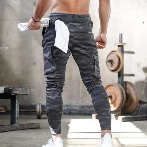 Miniatura 3 de BEUU Mens Workout Jogger Pants Gym Tapered Athletic Slim Sweatpants Sports Training Sweatpants for Men with Pocket