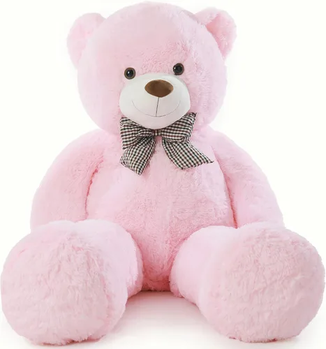 Miniatura 2 de Poutmac Oso de peluche grande de 4 pies suave y gigante para novia, mujeres, niños, para San Valentín, Navidad, cumpleaños