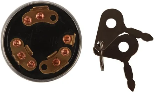 Miniatura 5 de 3107556R92, K203992 Interruptor de encendido con 2 llaves de repuesto para Lucas, David Brown, retroexcavadora, coche universal, tractor, remolque