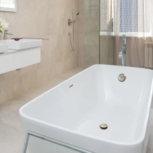 Miniatura 4 de Tapón de drenaje de bañera de punta con buje de plástico ABS, se adapta a interiores de 1-1/2 pulgadas o 1-3/8 pulgadas, fácil de instalar, níquel