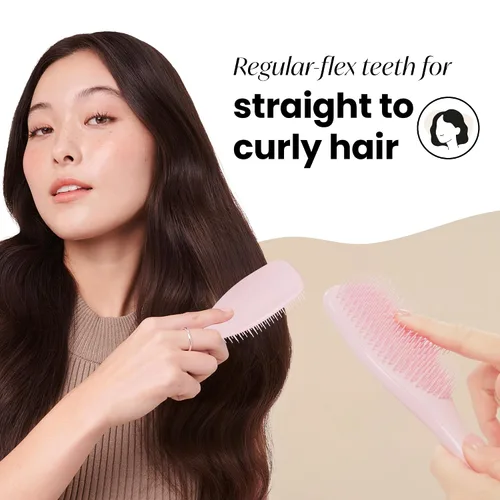 Miniatura 3 de Tangle Teezer Ultimate Detangler cepillo y botella de spray continuo de niebla fina de tamaño viaje, para todo tipo de cabello, rosa milenario