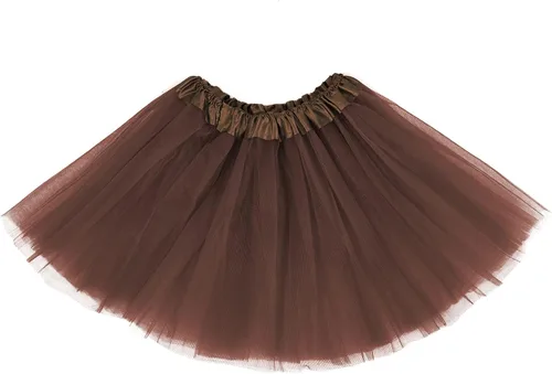 Miniatura 77 de Century Star Tutú de 4 capas para niñas pequeñas, faldas de ballet de tul para baile de princesa, esponjoso, para fiestas de cumpleaños de 2 a 8 años