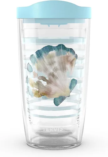 Miniatura 41 de Tervis Traveler - Vaso aislado de triple pared Sara Berrenson de algas marinas profundas mantiene las bebidas frías y calientes, 20 onzas, acero