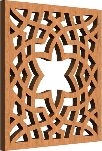 Miniatura 39 de París - Paneles de pared decorativos de madera con calado, extra pequeños, 7 3/8 pulgadas de ancho x 7 3/8 pulgadas de alto x 1/4 pulgadas de alto
