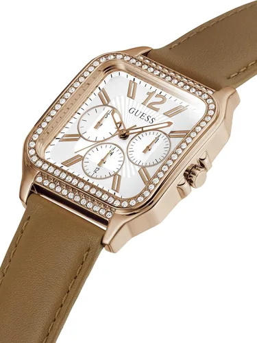 Miniatura 5 de GUESS 36mm Multifunction Stainless Steel Watch with Crystals