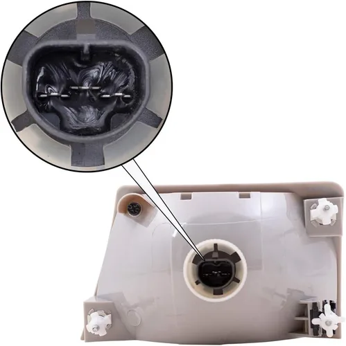 Miniatura 4 de Brock Faros delanteros de repuesto para conductor y pasajero, compatibles con camioneta Ranger 1998-2000 F87Z 13008 FB F87Z 13008 EB