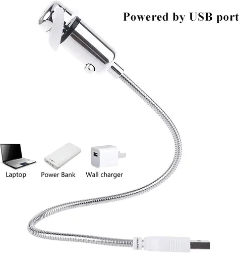 Miniatura 7 de Sokelinn-six Ventilador LED USB, mini ventilador de refrigeración flexible portátil alimentado por USB con interruptor para computadora