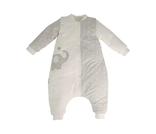 Miniatura 12 de Saco de dormir para niños pequeños con pies Tog 2.5 Saco de dormir para bebé con pierna manta móvil de manga larga para caminar, Rosa