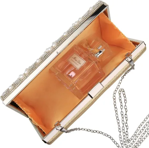 Miniatura 9 de Evening Clutch Pearl Purse for Women, Party Clutches Bag Wedding Formal Handbags