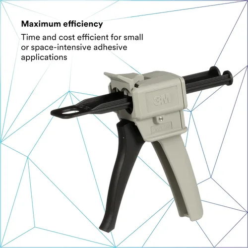 Miniatura 2 de 3M 08190 Aplicador manual de rendimiento para cartuchos de 200 ml, color negro/gris, aplicación constante, 50 mililitros