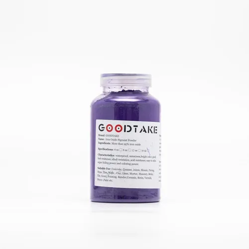 Miniatura 7 de GOODTAKE Pigmento de hormigón, polvo de pigmento de óxido de hierro morado, pigmento de color de tinte de cemento para pintura de azulejos pastel