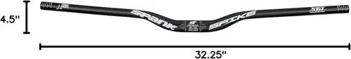 Miniatura 3 de Spank Spike 800 Race Performance Optimized 5ª generación XGT MTB, manillar de bicicleta de montaña, manillar de aleación de aluminio, acabado Negro
