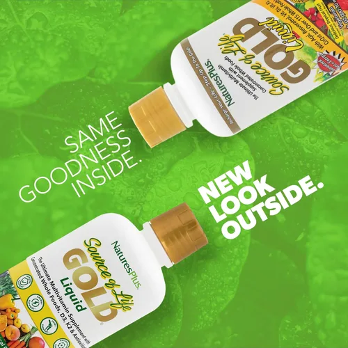 Miniatura 2 de NaturesPlus Source of Life Gold Multivitamínico líquido de 30 onzas apoya la producción de energía, el sistema inmunológico saludable