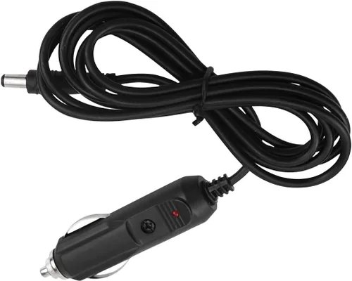 Adaptador de cargador de coche de 12 V, compatible con cojín de masaje de cuello y espalda, encendedor de cigarrillos, cable de enchufe macho para