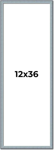 Miniatura 55 de Marco azul de 28 x 28 pulgadas, marco de madera maciza, ancho del marco de 0.75 pulgadas, profundidad interior de 0.5 pulgadas, marco azul Kingsley