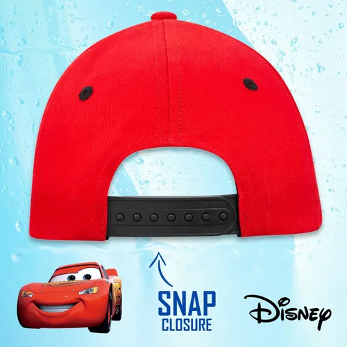 Miniatura 6 de Disney Gorra de béisbol Rust eze Lightning McQueen Cars para niños pequeños, de 4 a 7 años, Relámpago