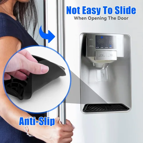 Miniatura 3 de Colector de goteo para refrigerador, bandeja de goteo para refrigerador para bandeja de agua, bandeja de goteo dispensador de agua para nevera evita