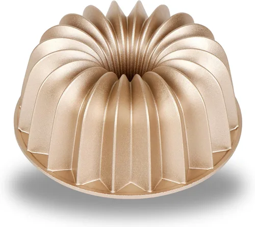 Miniatura 9 de Molde para pastel acanalado Baker's Secret, moldes para pastel, molde para pastel novedoso, moldes para pastel de aluminio fundido, 2 capas