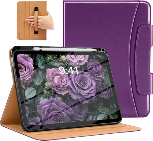 Miniatura 39 de MoKo Funda para iPad A16 de 11 pulgadas, funda para iPad de 11ª/10ª generación (2025/2022) con soporte para lápices y bolsillo, funda con soporte