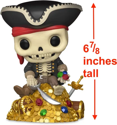 Miniatura 2 de Funko 48889 Pop! Disney: Piratas del Caribe - Esqueleto del Tesoro (Edición Especial) #783