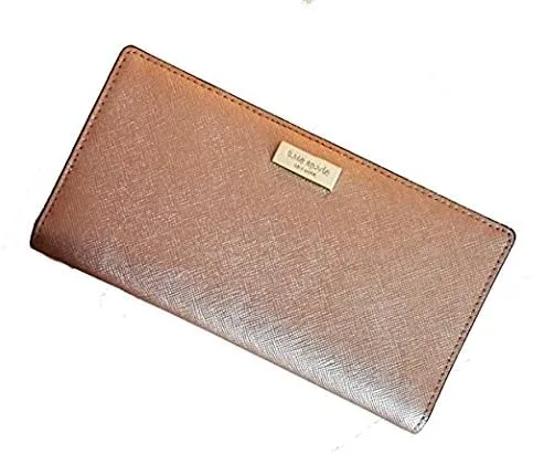 Miniatura 4 de Kate Spade New York Laurel Way Stacy Saffiano Cartera de piel rosa