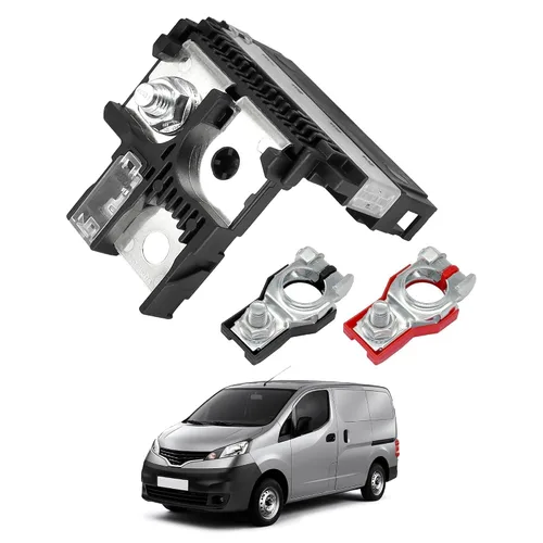 Miniatura 7 de Fusible de batería y abrazadera de terminal de batería positiva 24340-7F000 compatible con Nissan 350Z 2003-2009 NV200 2013-2022 para Infiniti FX35