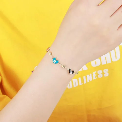 Miniatura 2 de Long tiantian Hand Chain Bracelet Gold Bracelets for Women Link Chain Bracelets Trendy Finger Ring Slave Bracelet Jewelry Gifts