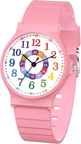 Miniatura 8 de SOCICO Reloj Analógico para Niños y Niñas, Dial Delgado 30M Resistente al Agua Reloj Deportivo de Camuflaje, Relojes de Pulsera Fáciles de Leer