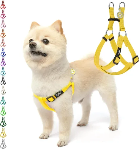 Miniatura 44 de PUPTECK arnés para perro para no jalar, reflejante, ajustable, básico, de nailon, chaleco para cachorro, para caminar al aire libre con etiqueta