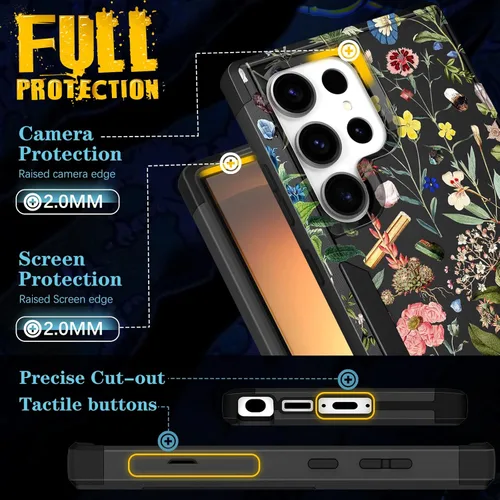 Miniatura 5 de para Samsung Galaxy S22 Ultra Funda - Funda de teléfono linda para mujeres y chicas adolescentes Diseño único y estético genial Flor Kawaii Various