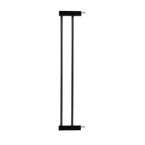 Miniatura 14 de BABELIO Puerta de metal para bebé, extensión blanca de 5.5 pulgadas (5.5 in), puertas de bebé extra anchas para escaleras y puertas, puerta