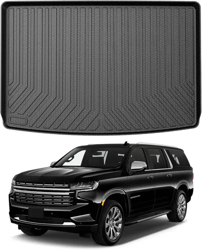 Miniatura 32 de Mixsuper Forro de carga para Rivian R1S 2022-2024 2025, alfombrilla para maletero para todo tipo de clima, para accesorios R1S, alfombrilla