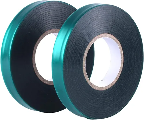 2 rollos de cinta elástica para atar jardín, cinta gruesa verde para plantas de interiores y exteriores, patio, árboles, ramas, macetas trepadoras,