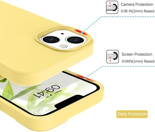 Miniatura 83 de GUAGUA Funda compatible con iPhone 17 Pro Max de 6.9 pulgadas, silicona líquida, goma de gel suave, delgada, forro de microfibra delgada