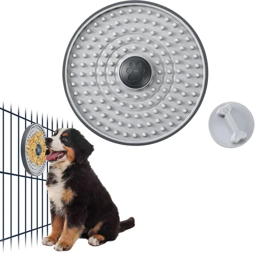 Avont Tapete para lamer para perros y gatos, tapete para lamer jaula de perros y gatos, alimentador lento para alimentos húmedos, almohadilla para