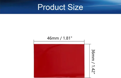 Miniatura 2 de Othmro 12 unids rojo+rojo 3D gafas de filtro de papel resina lente para 3D TV cine películas DVD ver películas caseras 12 piezas rojo+rojo
