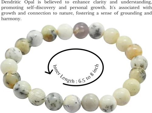 Miniatura 555 de Amazing Gemstone Pulsera de cristal para mujeres y hombres, pulsera de cristal curativo de protección, pulsera elástica con cuentas de piedras