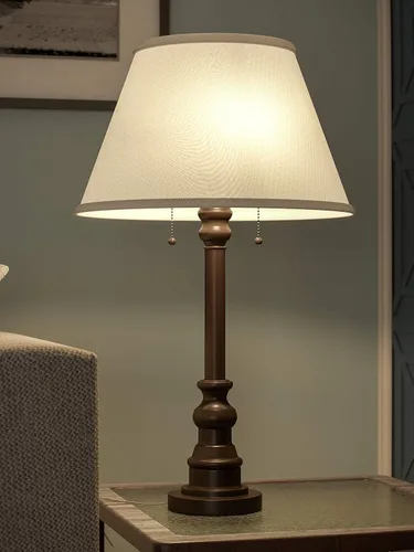 Miniatura 7 de Kenroy Home 30437BRZ Lámpara de mesa Spyglass con acabado de bronce, estilo clásico, 30.5 pulgadas de altura, 17 pulgadas de ancho, 17 pulgadas